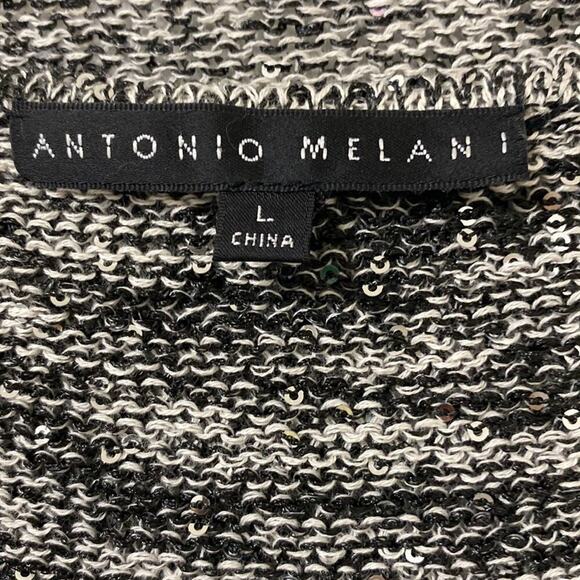 Antonio Melani 2 Piece Knit Cardigan & Tank Women's Size Large Holiday Sweater - Picture 6 of 12